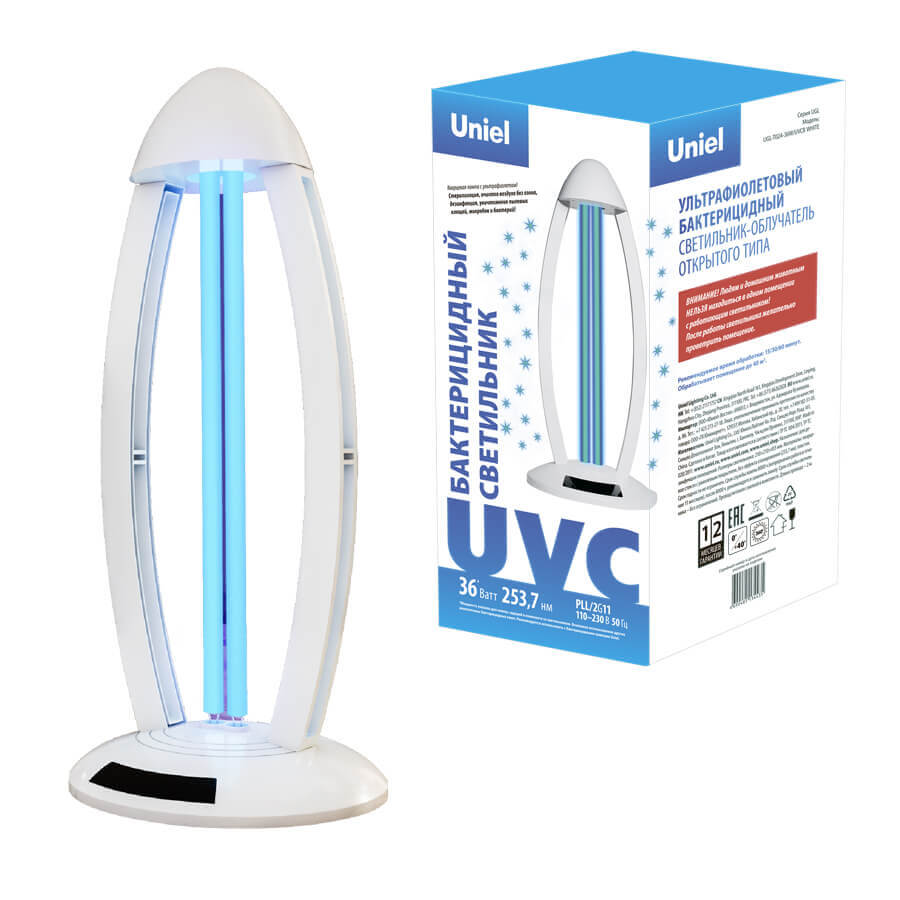 Бактерицидная лампа Uniel UGL-T02A-36W/UVCB White UGL-T01