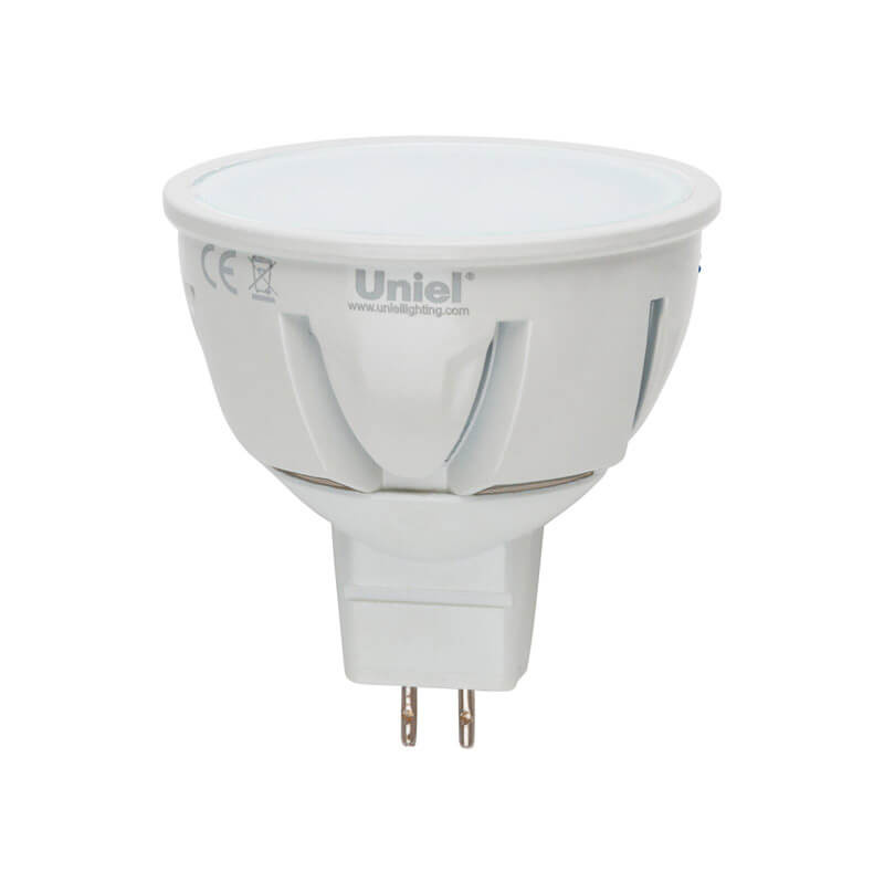 

Лампа светодиодная (UL-00000696) Uniel GU5.3 5W 3000K матовая LED-JCDR-5W/WW/GU5.3/FR/DIM