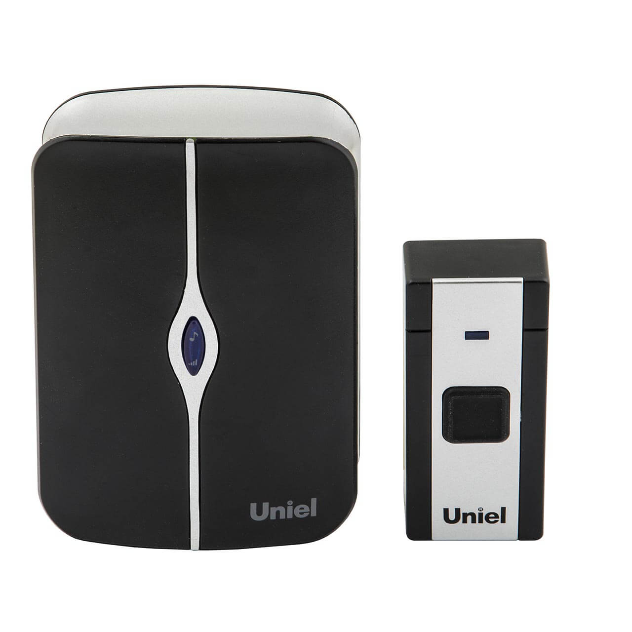 

Звонок электронный Uniel UDB-093W-R1T1-36S-BL/WH UL-00006438, Черный, UDB-093W-R1T1-36S-BL/WH 1 звонок + 1 кнопка