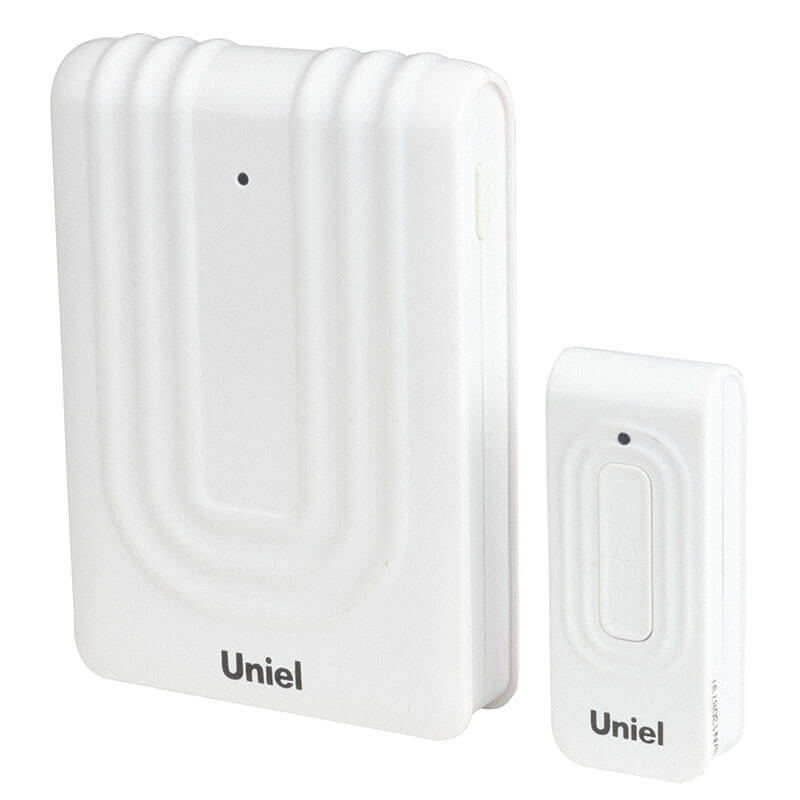 

Звонок беспроводной (08276) Uniel UDB-010W-R1T1-32S-150M-WH