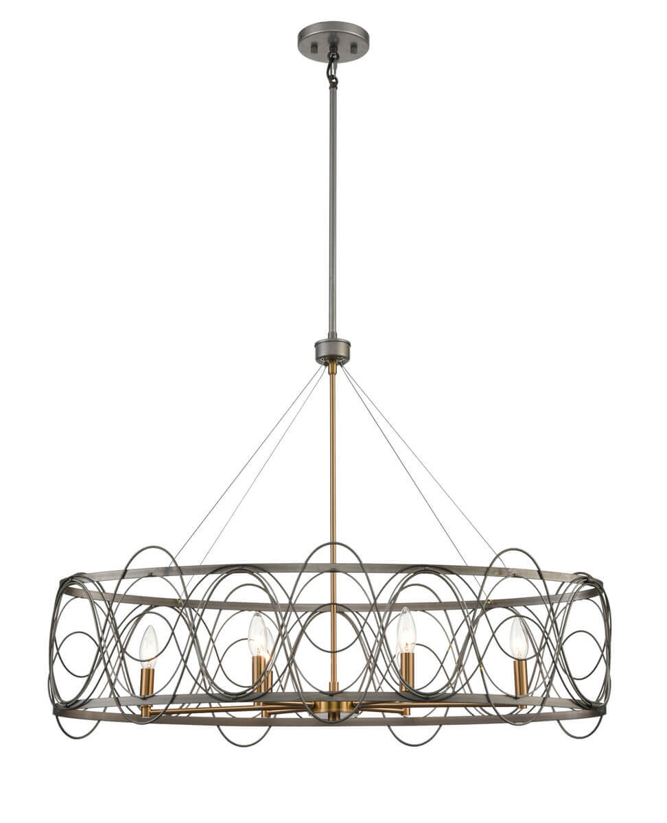 

Подвесная люстра Vele Luce Stradivario VL4104P06, Никель, VL4104P06 Stradivario