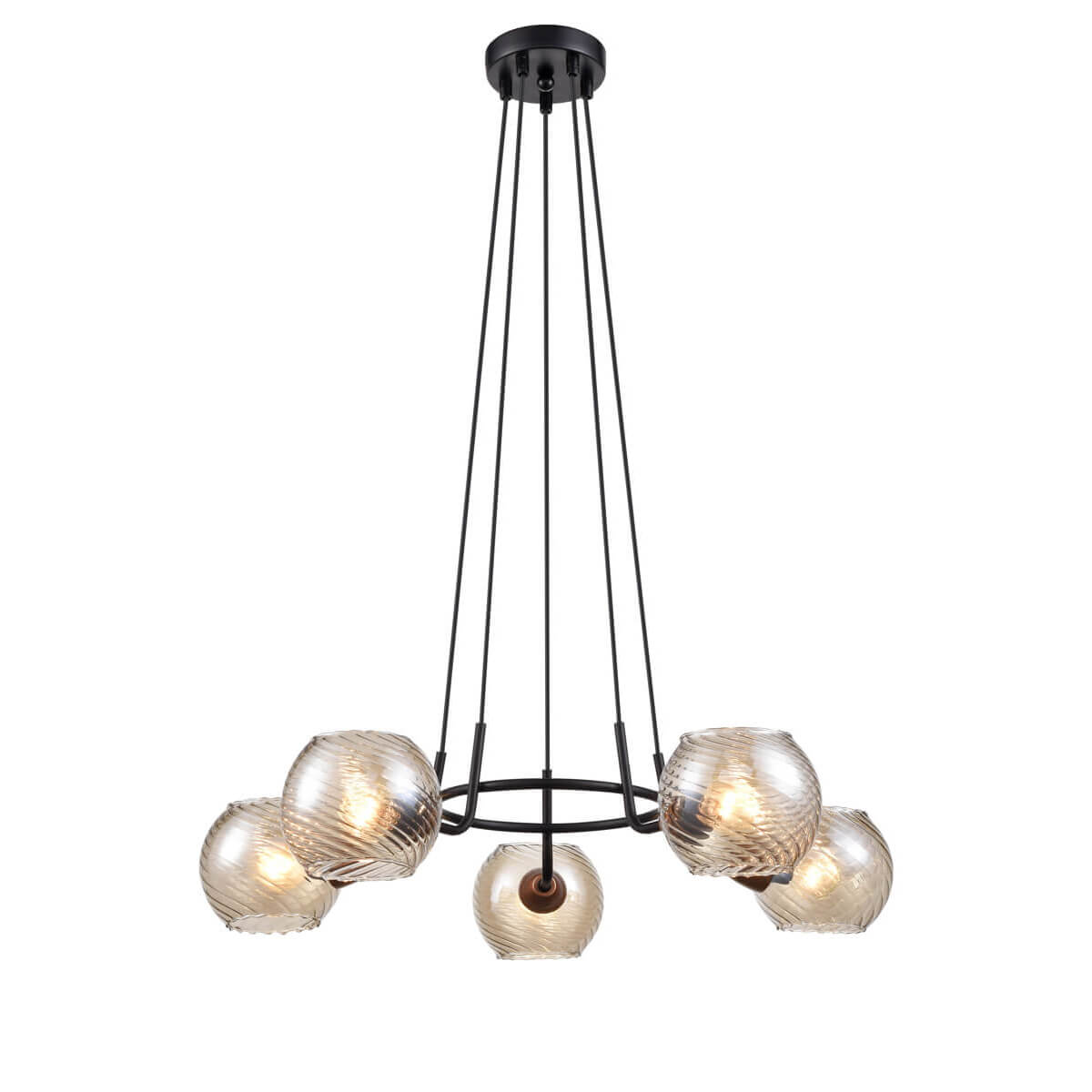 

Подвесная люстра Vele Luce Imelda VL5832P05, Черный, VL5832P05 Imelda