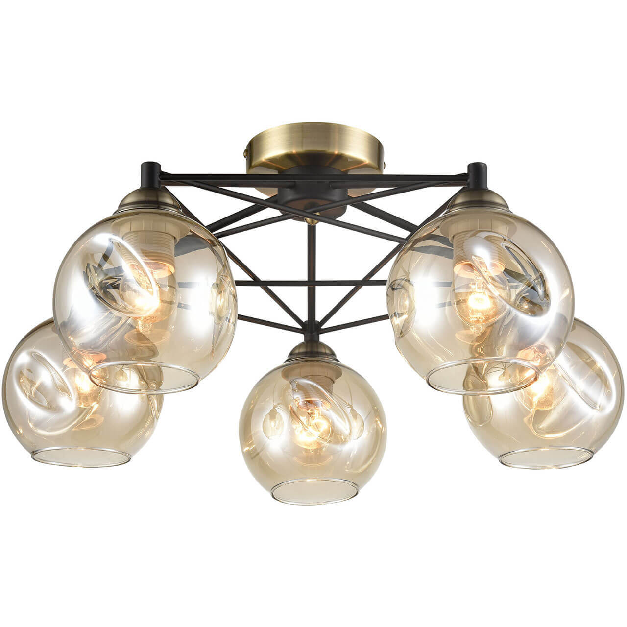 

Потолочная люстра Vele Luce Furia VL1882L05, Янтарный, VL1882L05 Furia