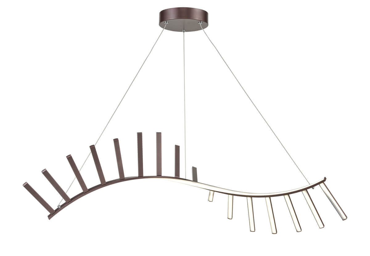 

Подвесной светильник Vele Luce Caro VL7086P17, Кофейный, VL7086P17 Caro