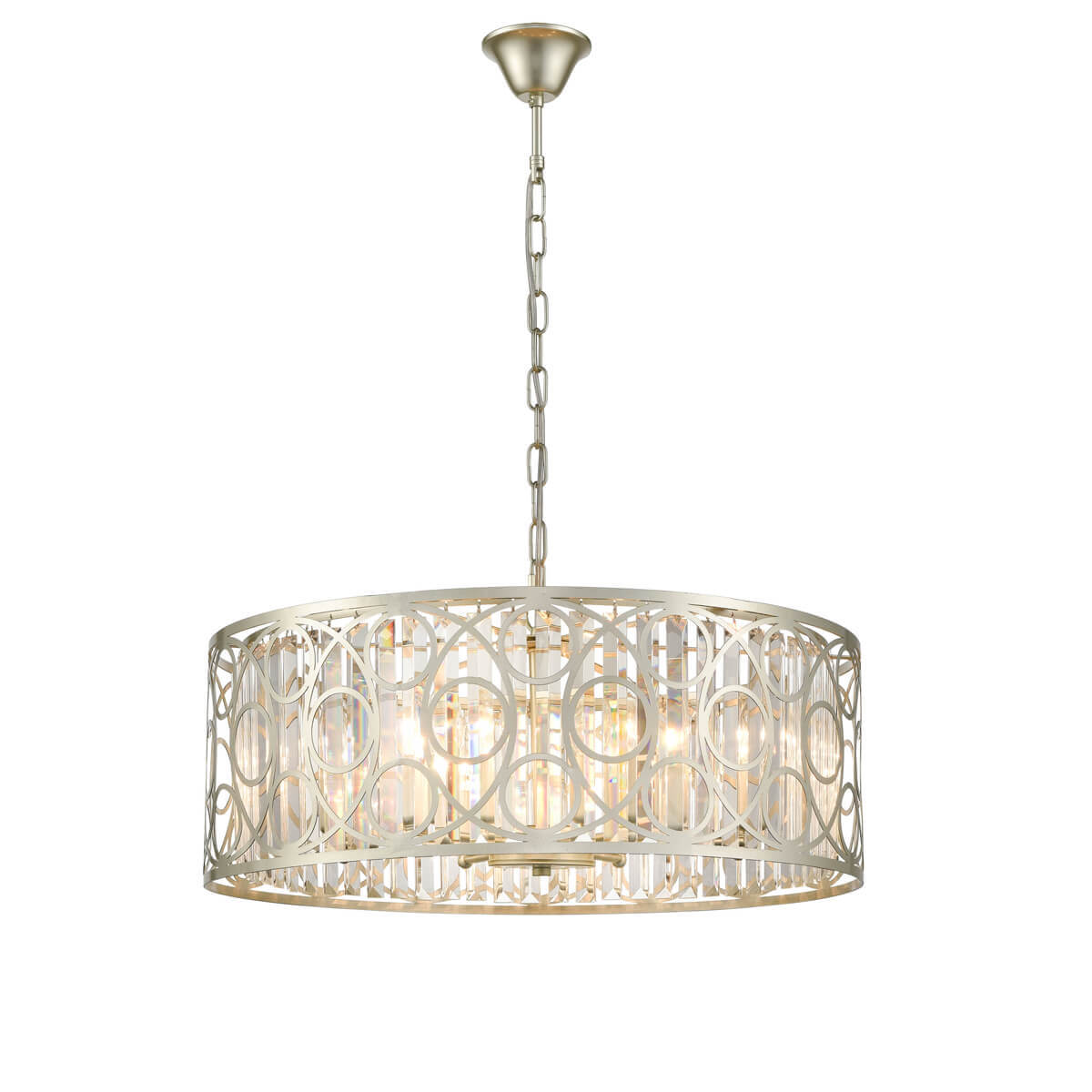 

Подвесная люстра Vele Luce Riccio VL3164P08, Шампань, VL3164P08 Riccio