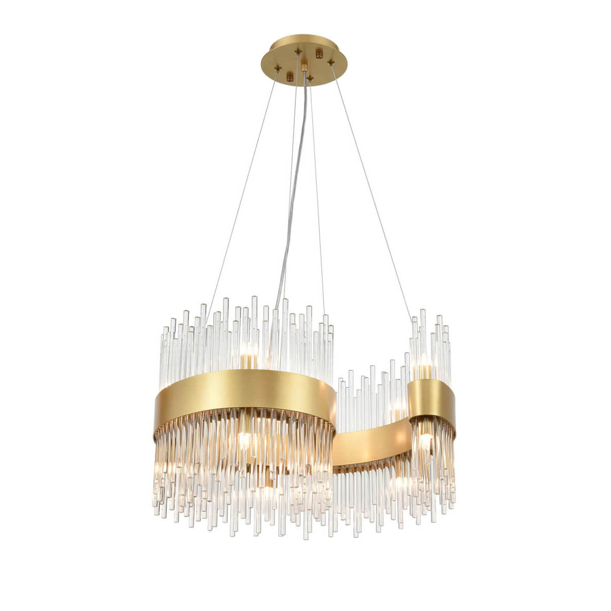 

Подвесной светильник Vele Luce Kronos VL3244P12, Золотой, VL3244P12 Kronos