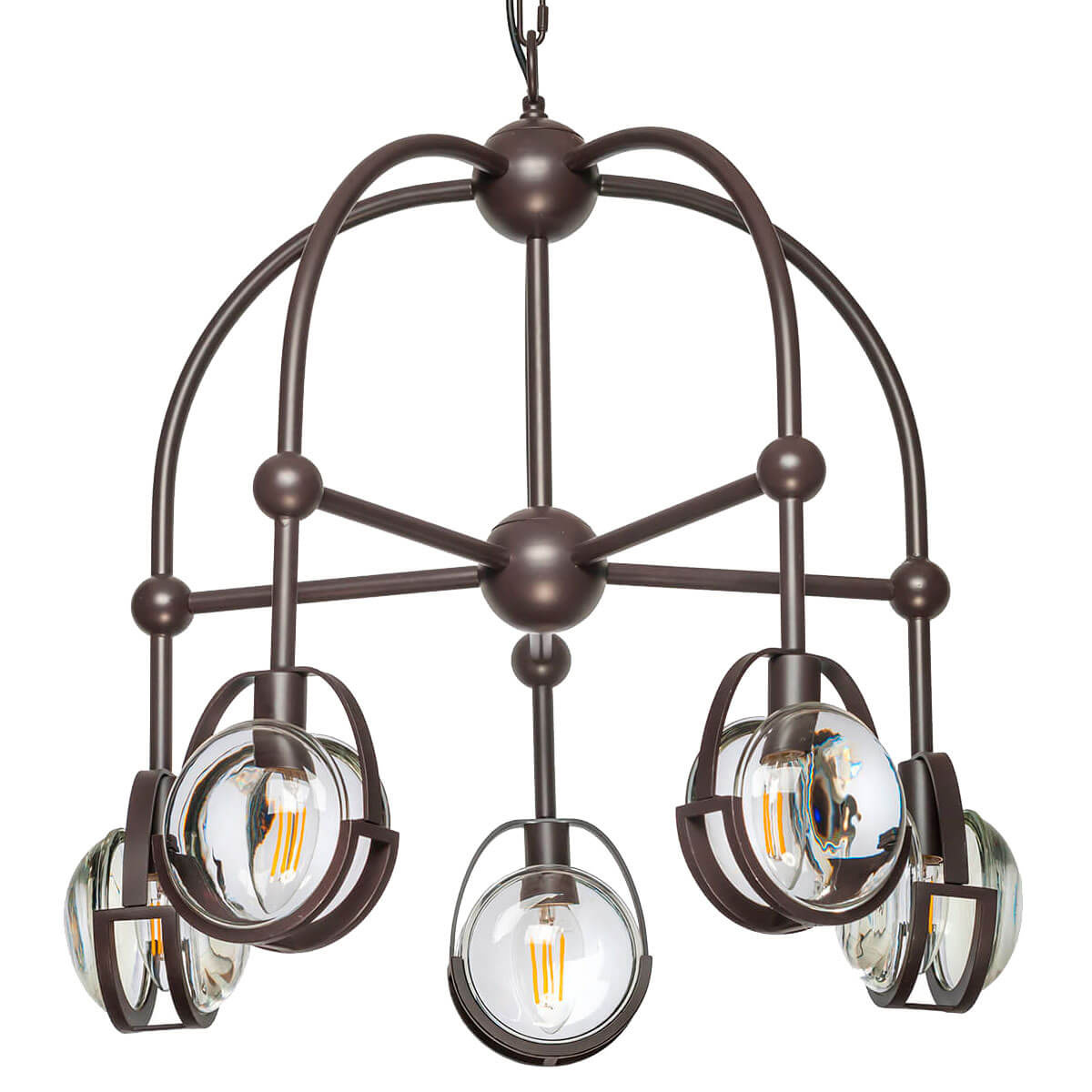 

Люстра Vele Luce, Черный, VL1222L05 Sambuco