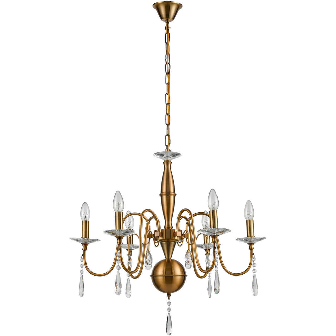 

Люстра Vele Luce, Бронза, VL1794L06 Rocca