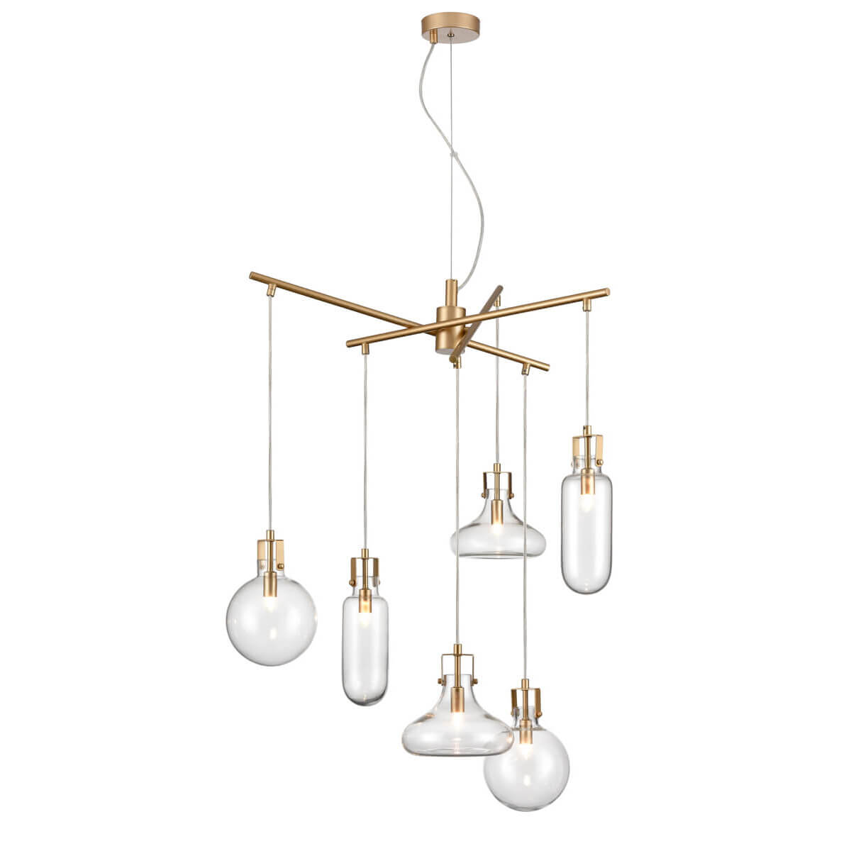 

Подвесной светильник Vele Luce Grazioso VL5864P06, Золотой, VL5864P06 Grazioso