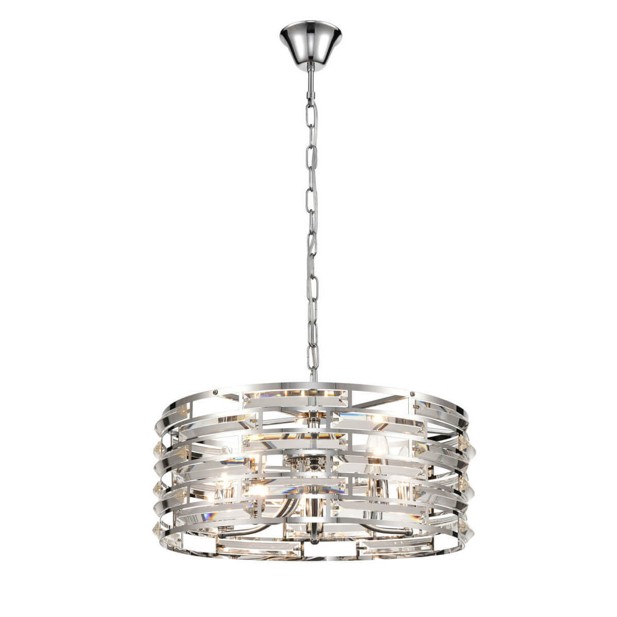

Подвесная люстра Vele Luce Brianna VL3083P05, Хром, VL3083P05 Brianna