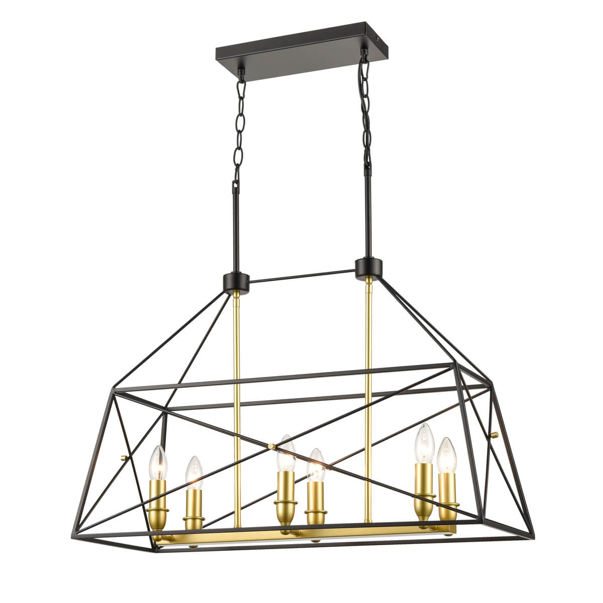 

Подвесной светильник Vele Luce Clemente VL4272P06, Черный, VL4272P06 Clemente