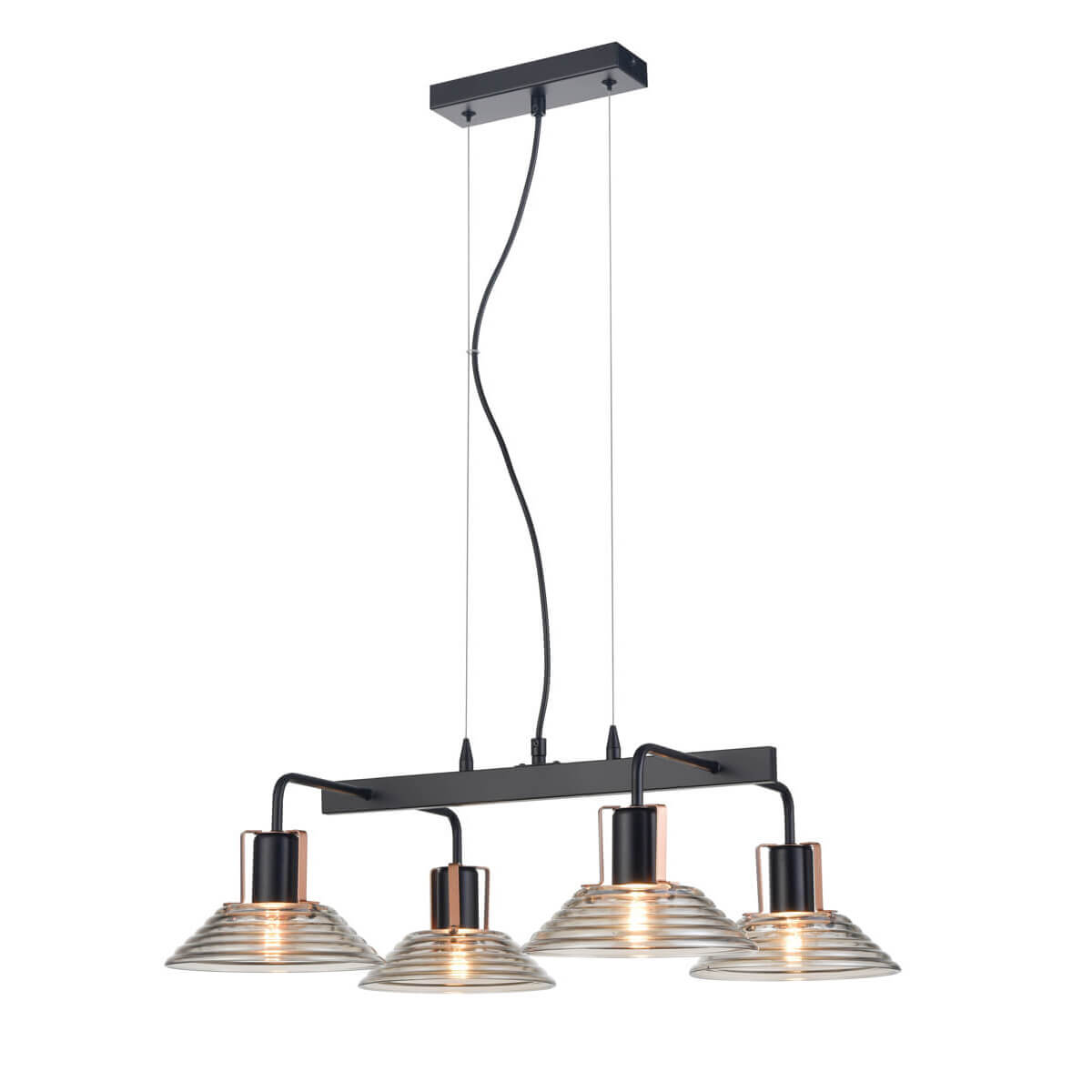 

Подвесной светильник Vele Luce Intrigo VL5822P04, Черный, VL5822P04 Intrigo
