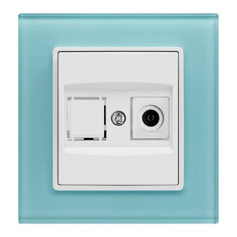 

Розетка TV Vesta-Electric Exclusive Blue голубая FRZ00040005SIN, Голубой, FRZ00040005SIN Exclusive Blue