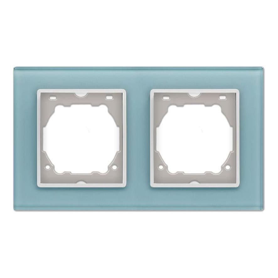 

Рамка 2-постовая Vesta-Electric Exclusive Blue голубой FRM050203SIN, FRM050203SIN Exclusive Blue