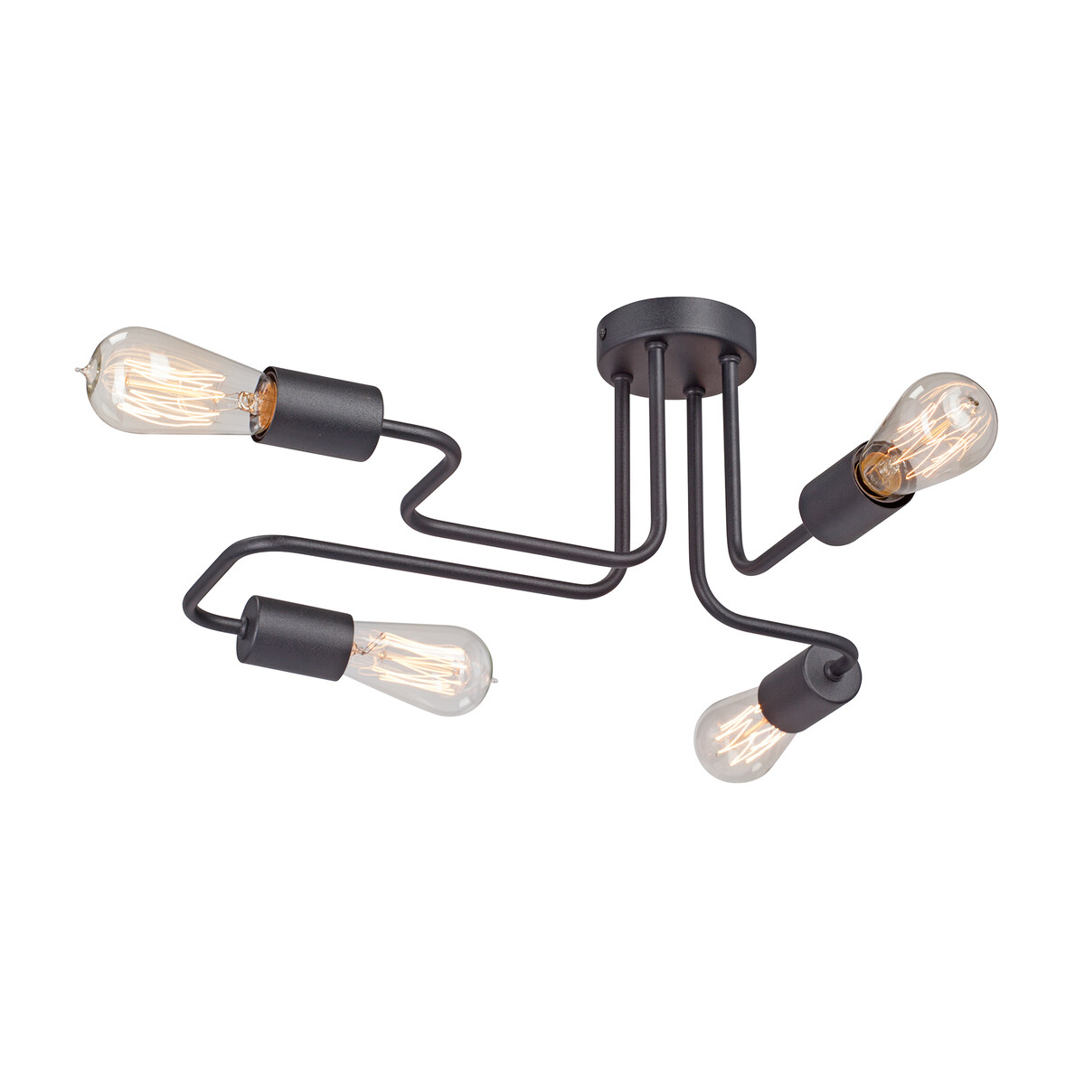 

Потолочная люстра Vitaluce V4196-1/4PL, Черный, V4196-1/4PL
