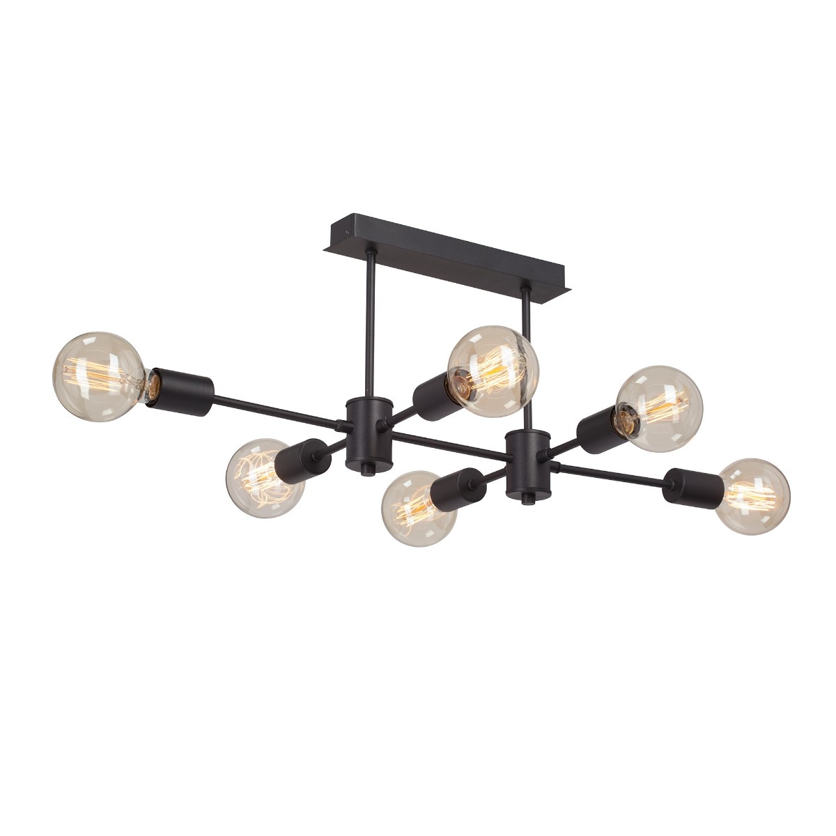 

Потолочная люстра Vitaluce V3989-1/6PL, Черный, V3989-1/6PL