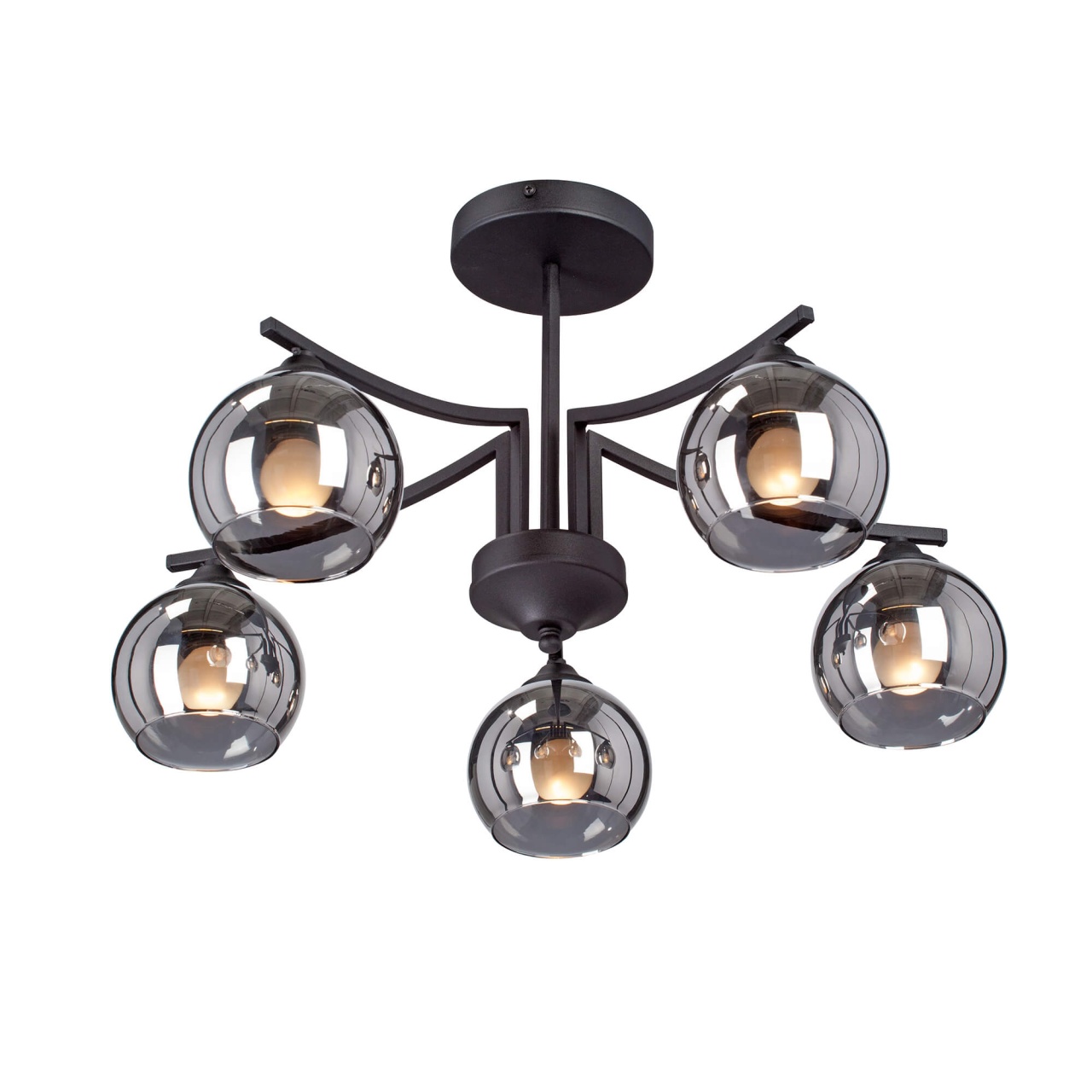 

Потолочная люстра Vitaluce V4286-1/5PL, Черный, V4286-1/5PL