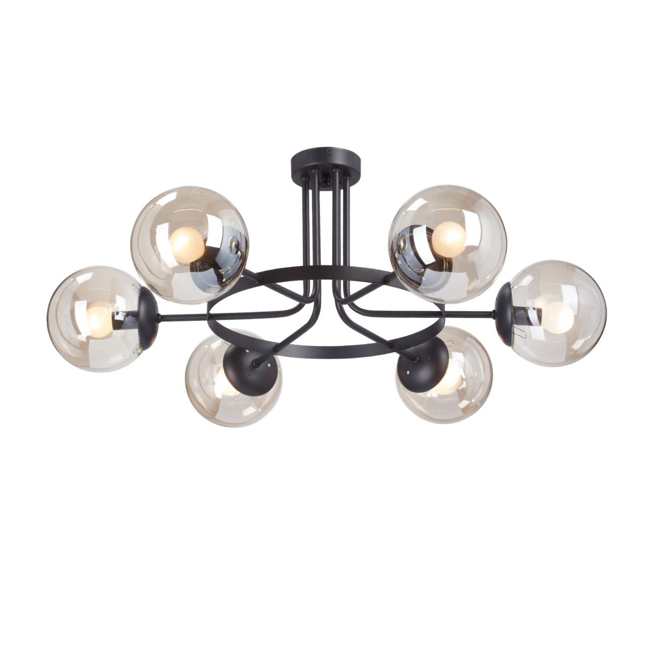 

Потолочная люстра Vitaluce V3997-1/6PL, Черный, V3997-1/6PL