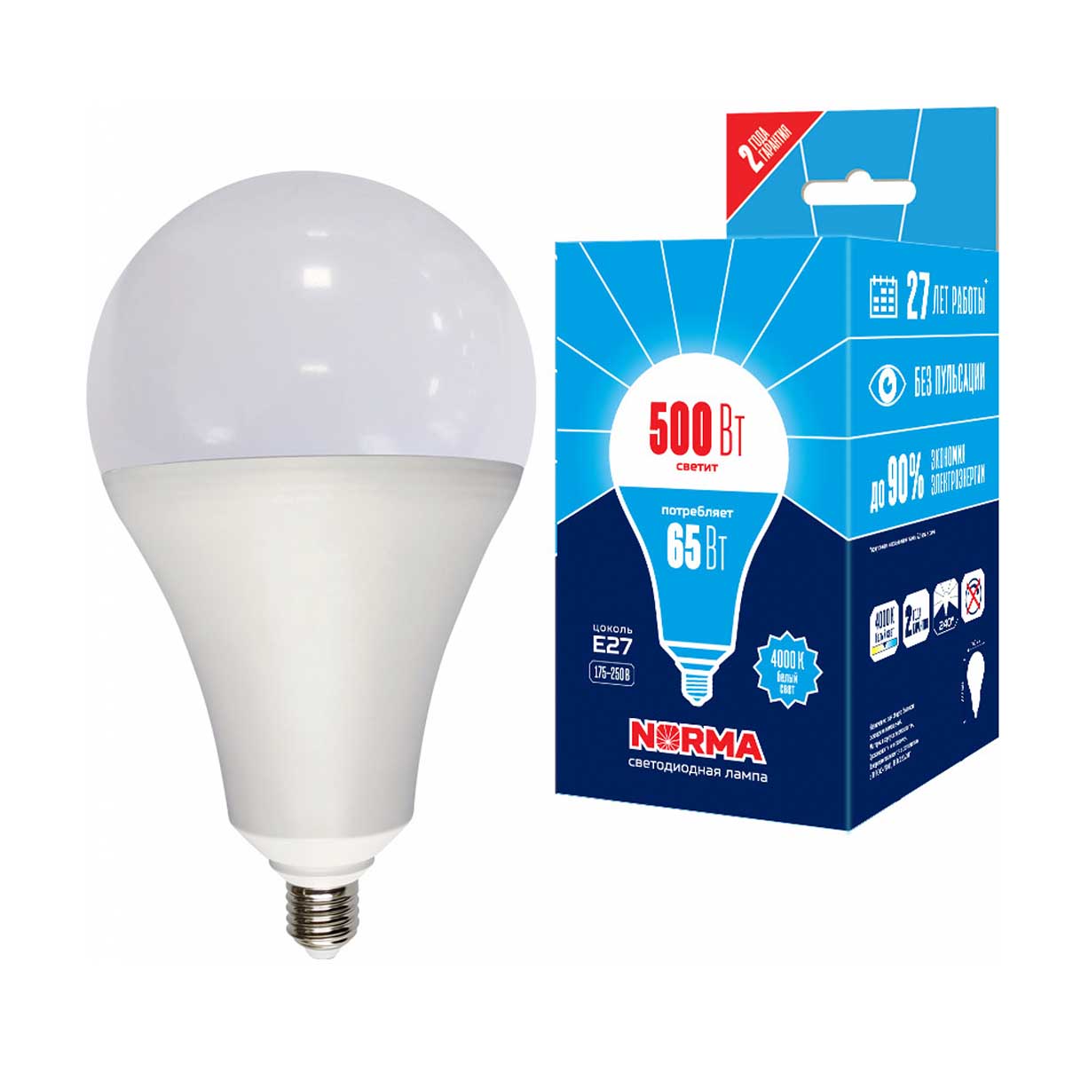 

Лампа светодиодная Volpe E27 65W 4000K матовая LED-A160-65W/4000K/E27/FR/NR UL-00005617, Матовый, LED-A160-65W/4000K/E27/FR/NR Norma