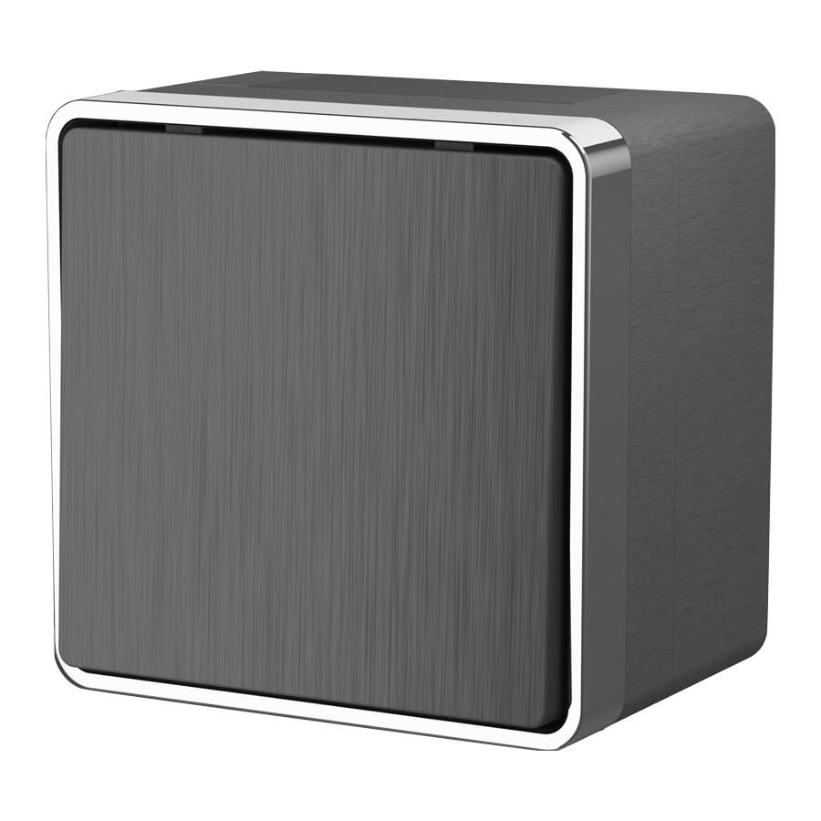 

Выключатель одноклавишный влагозащищенный Werkel Gallant графит рифленый W5010204 4690389164019, 4690389164019 Gallant графит рифленый