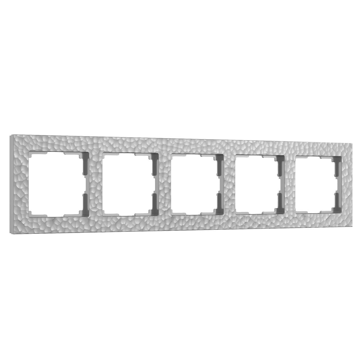 

Рамка Werkel, Серебро, 4690389163555 Hammer черный