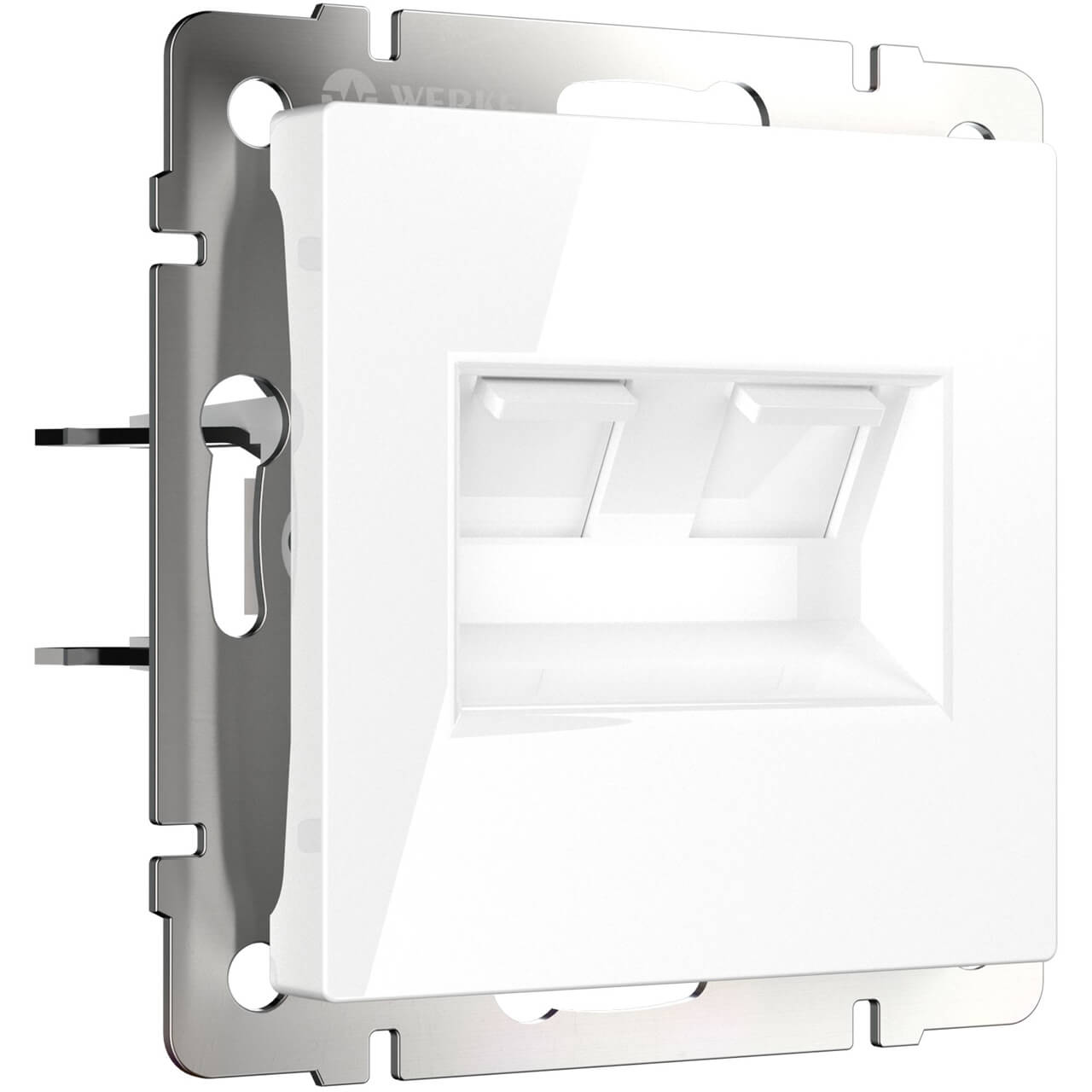 

Розетка двойная Ethernet RJ-45 Werkel белый W1181101 4690389155376, 4690389155376 Белый