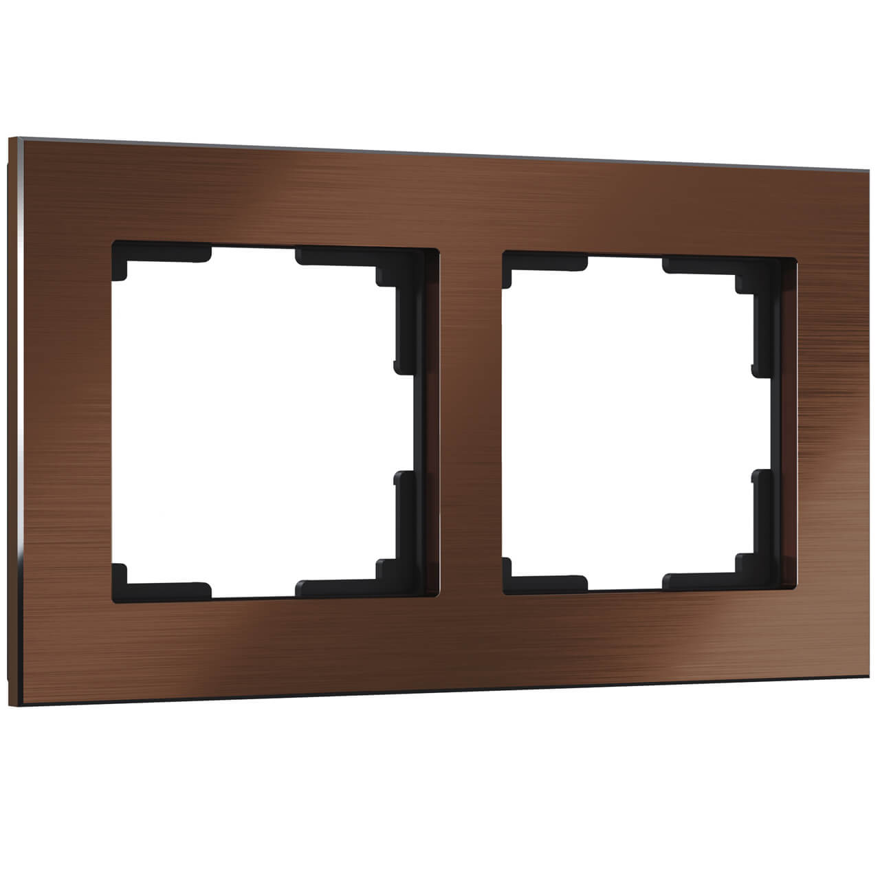 

Рамка Werkel Aluminium на 2 поста коричневый алюминий W0021714 4690389158186, 4690389158186 Aluminium коричневый
