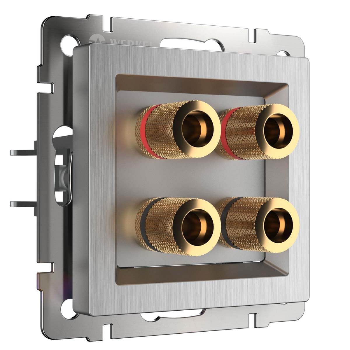 

Акустическая розетка Werkel cеребряный рифленый W1185009 4690389159916, Серебро, 4690389159916