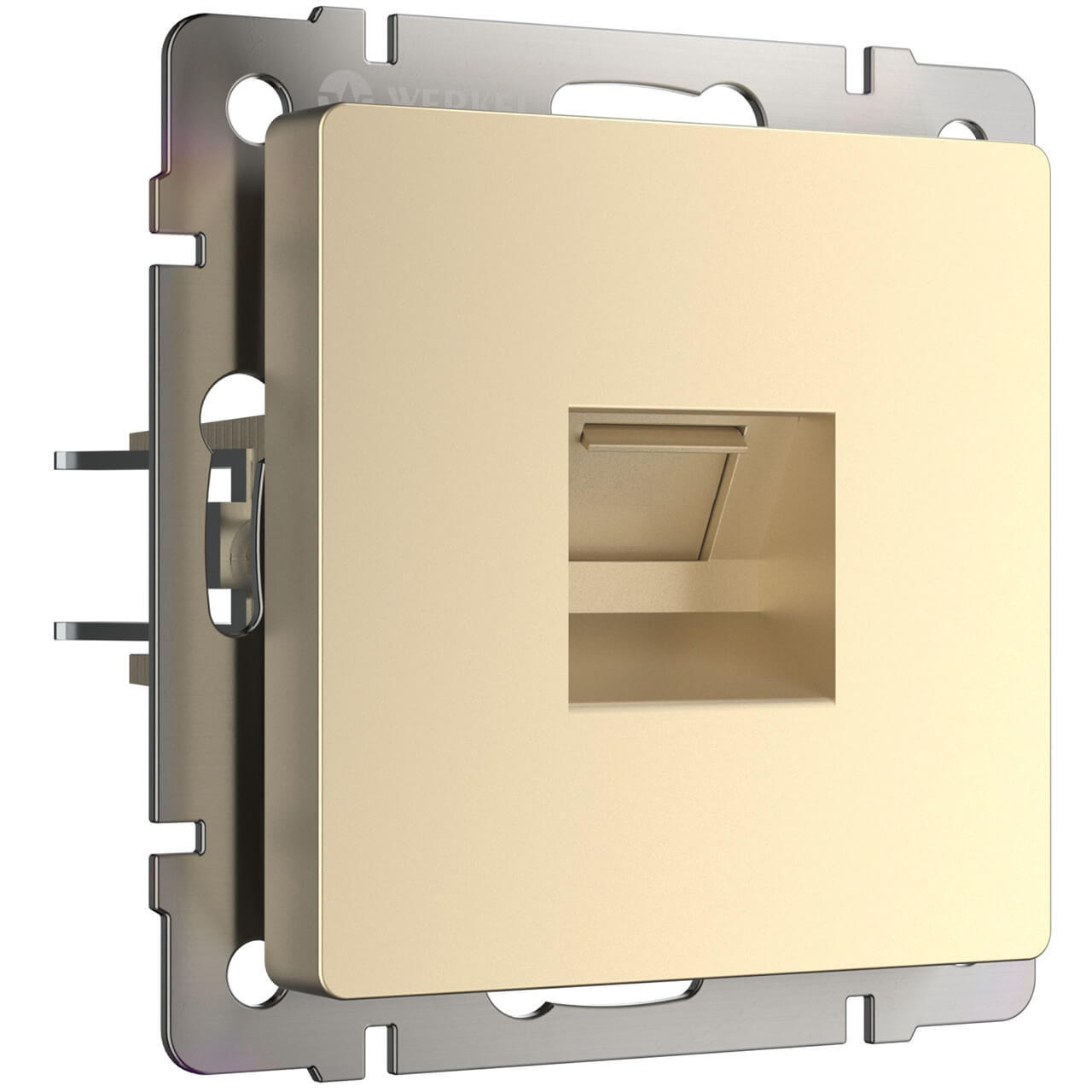 

Розетка Werkel Ethernet RJ-45 шампань W1181011 4690389157479, 4690389157479 Шампань