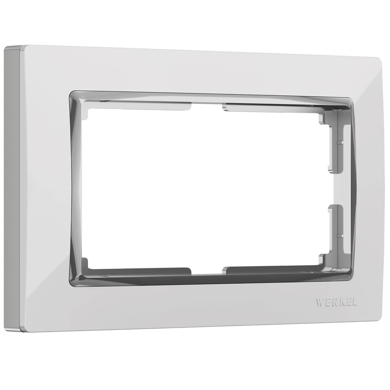 

Рамка для двойной розетки Werkel Snabb белый/хром W0081901 4690389161063, 4690389161063 Snabb белый/хром