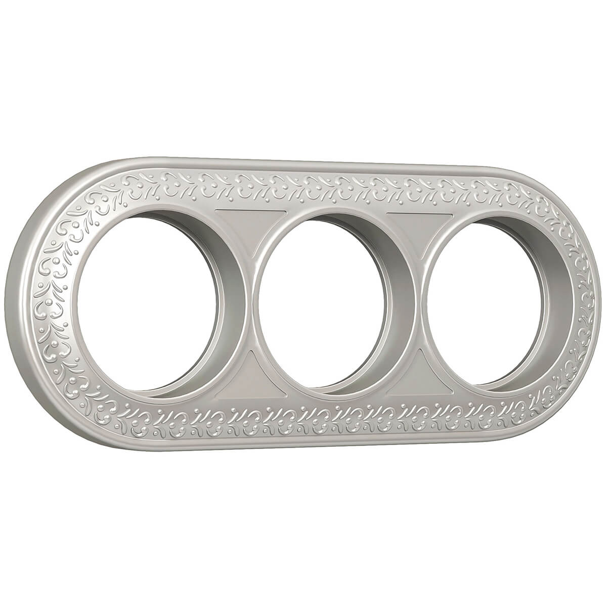 

Рамка Werkel Antik Runda на 3 поста жемчужный WL70-frame-03 4690389106552, Серебро, 4690389106552 Antik Runda