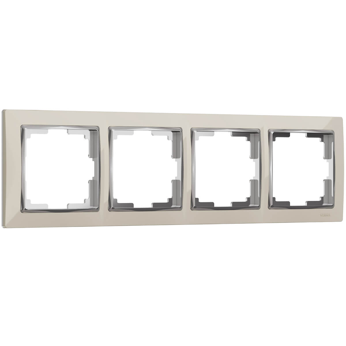 

Рамка на 4 поста Werkel Snabb W0041903 слоновая кость/хром 4690389160912, 4690389160912 Snabb