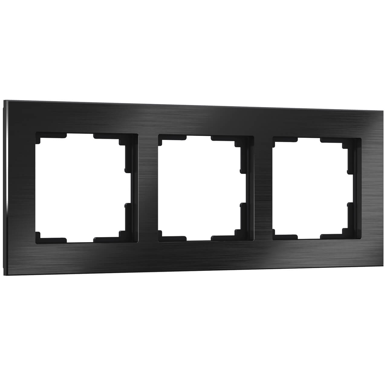 

Рамка Werkel Aluminium на 3 поста черный алюминий W0031708 4690389158100, 4690389158100 Aluminium черный