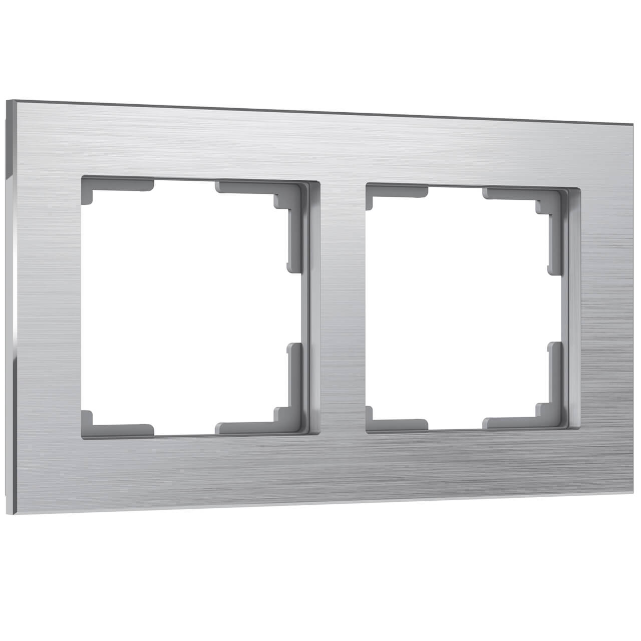 

Рамка на 2 поста Werkel Aluminium алюминий W0021706 4690389158032, Серый, 4690389158032 Aluminium алюминий