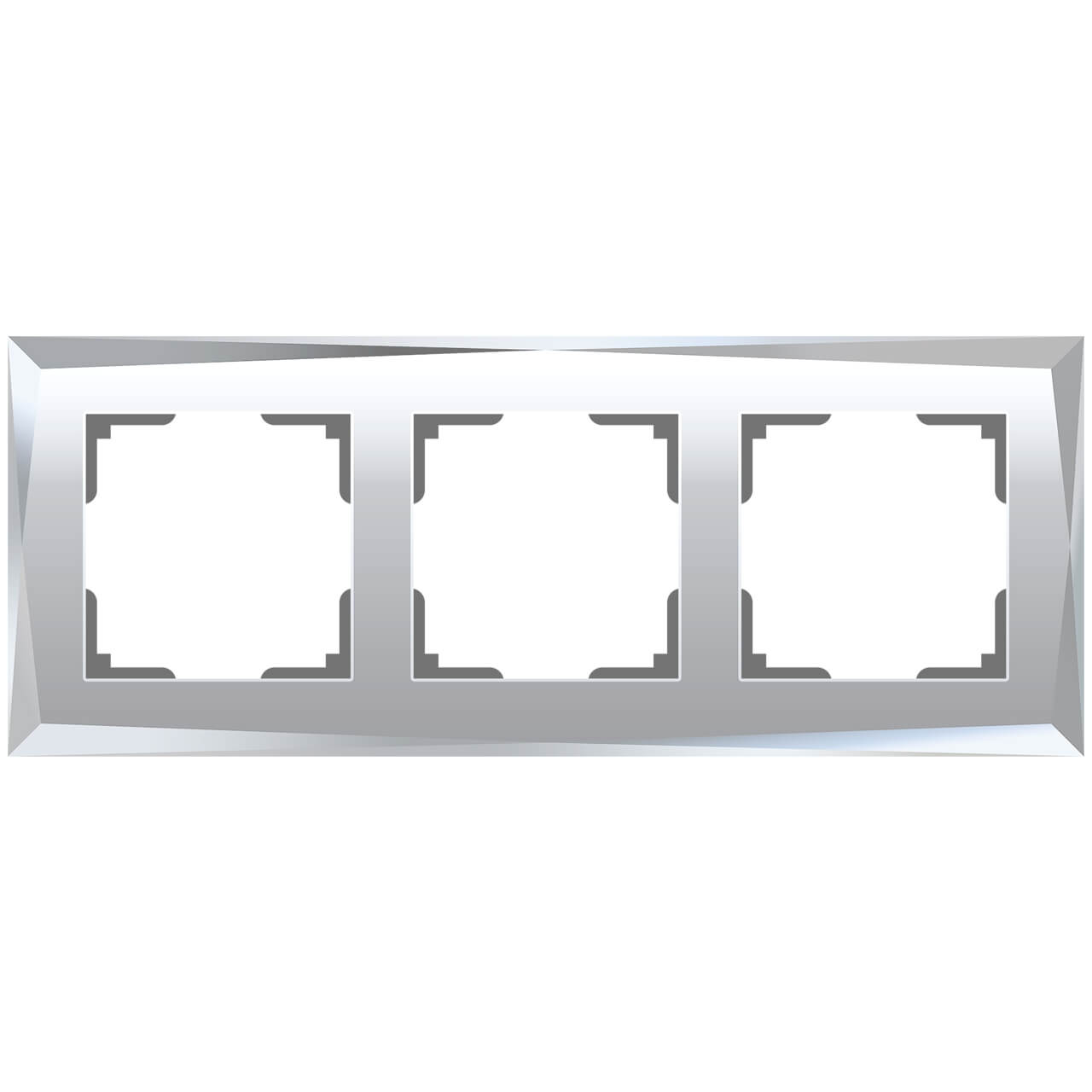 

Рамка на 3 поста Werkel Diamant зеркальный W0031220 4690389158834, 4690389158834 Diamant зеркальный