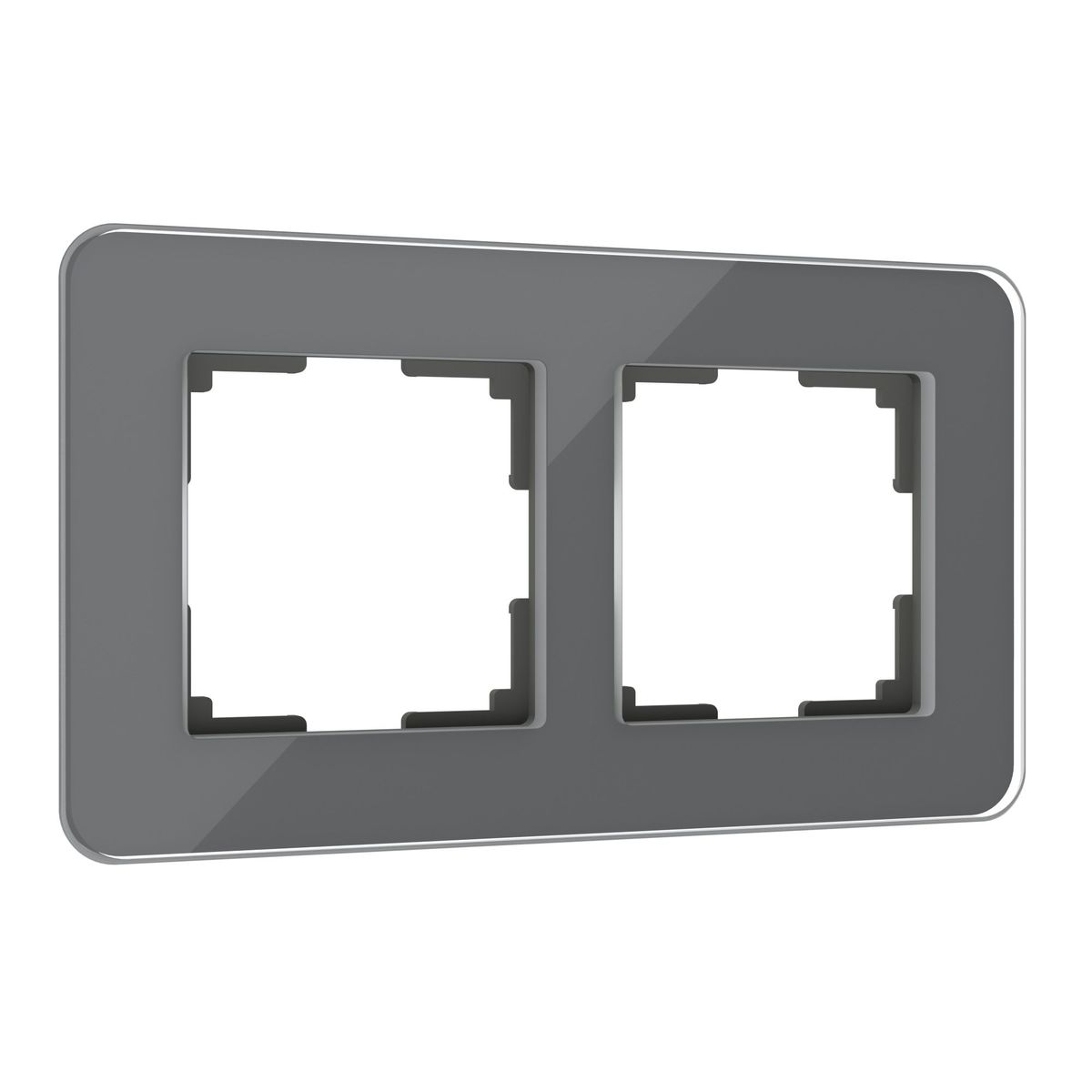 

Рамка Werkel Elite на 2 поста графит W0022440 4690389180705, 4690389180705 Elite графит