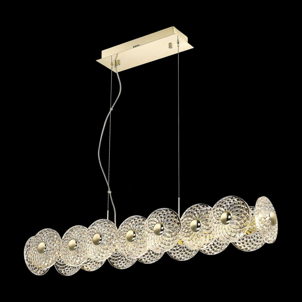 

Подвесная светодиодная люстра Wertmark PAMELA WE160.16.323, Золотой, WE160.16.323 PAMELA