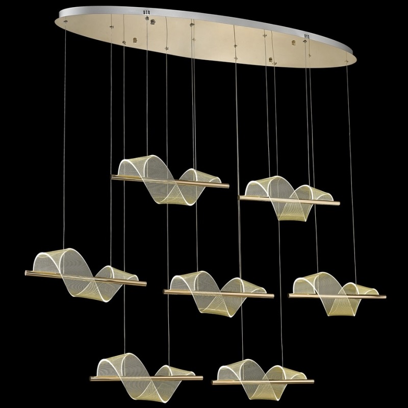 

Подвесная люстра Wertmark Hilda WE452.07.323, Золотой, WE452.07.323 Hilda