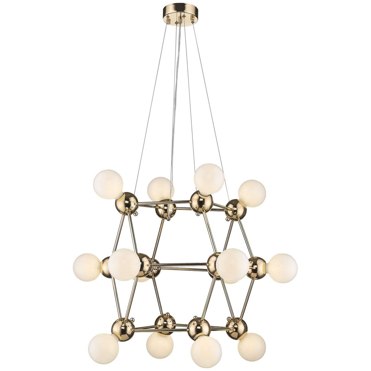 

Подвесная люстра Wertmark Gitter WE234.14.303, Золотой, WE234.14.303 Gitter