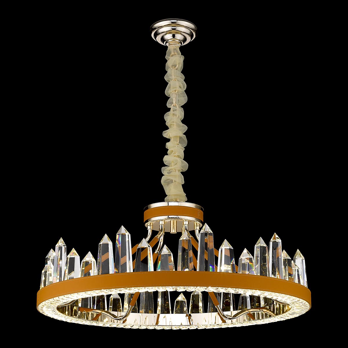 

Подвесная светодиодная люстра Wertmark Leona WE456.08.303, Оранжевый, WE456.08.303 Leona