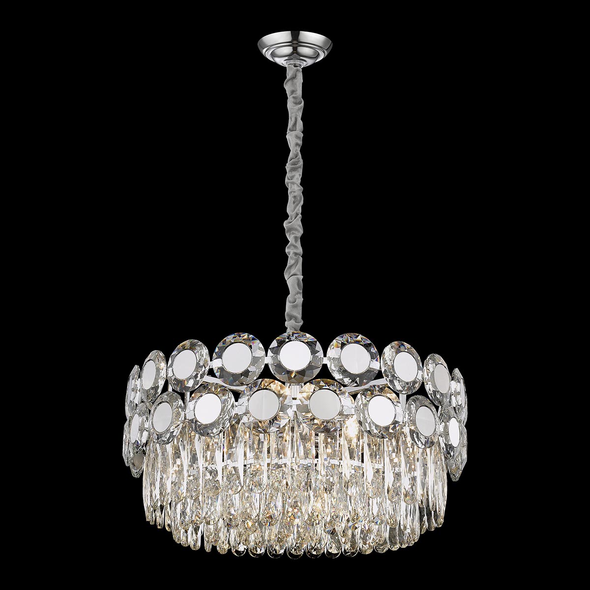 

Подвесная люстра Wertmark Claudia WE134.12.103, Хром, WE134.12.103 Claudia