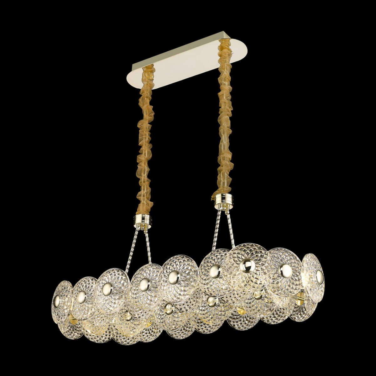 

Подвесная светодиодная люстра Wertmark PAMELA WE160.30.323, Золотой, WE160.30.323 PAMELA