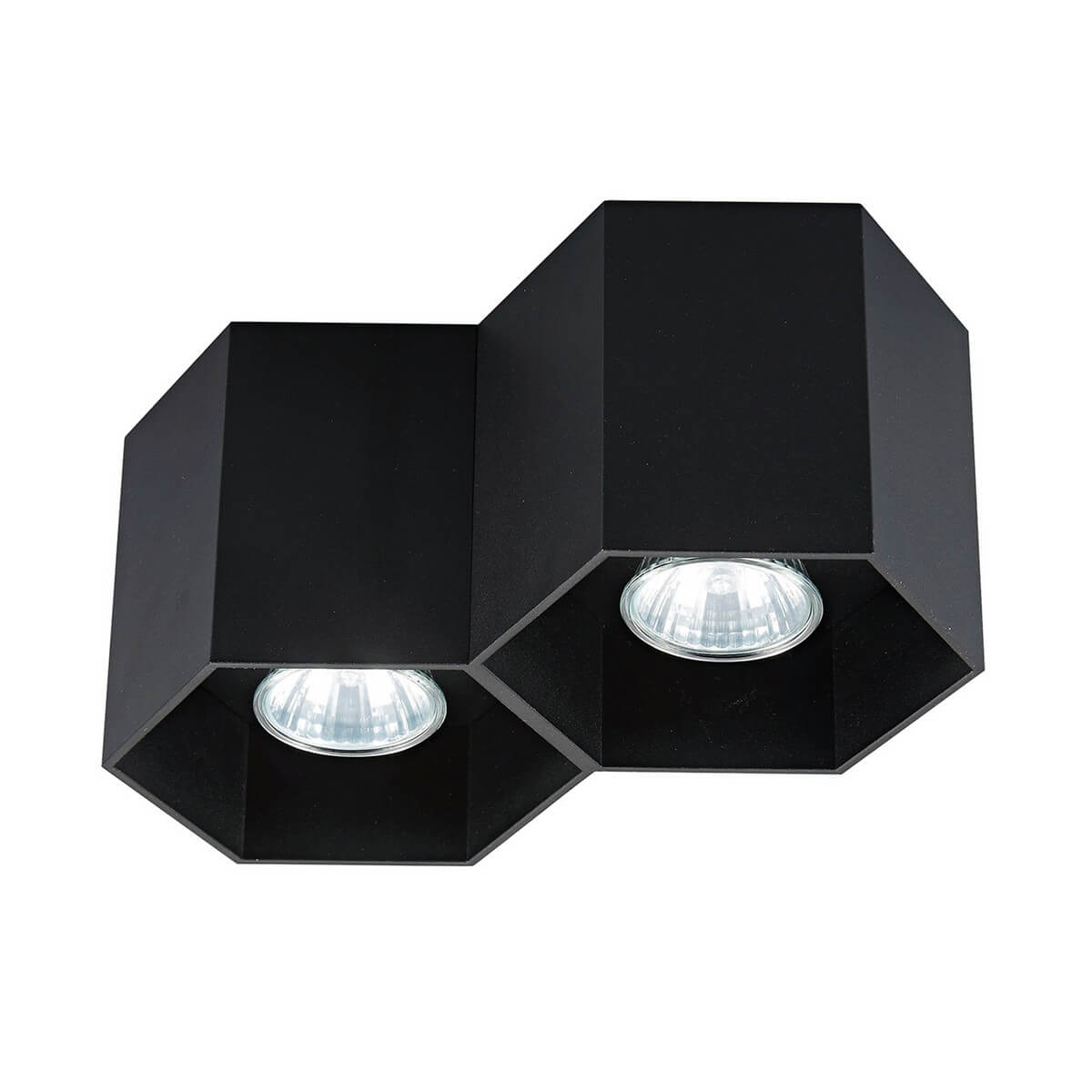 

Потолочный светильник Zumaline Polygon cl2 20036-BK
