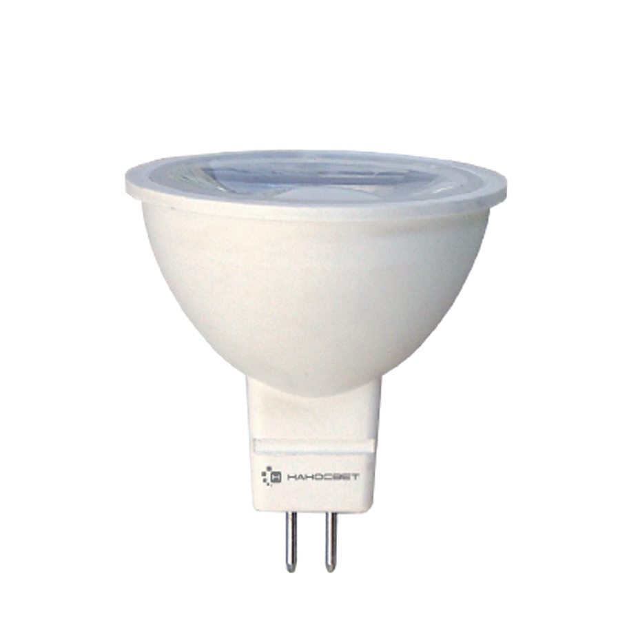 

Лампа светодиодная Наносвет GU5.3 5W 3000K матовая LH-MR16-50/GU5.3/930/60D L017, Белый, L017