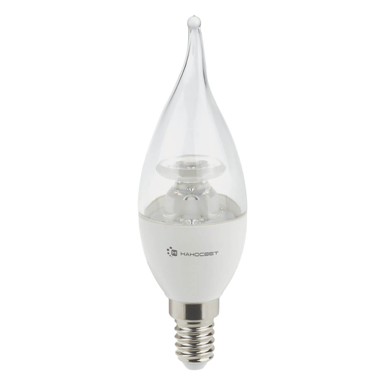 

Лампа светодиодная Наносвет E14 6,5W 2700K прозрачная LC-CDTCL-6.5/E14/827 L218, Прозрачный, L218