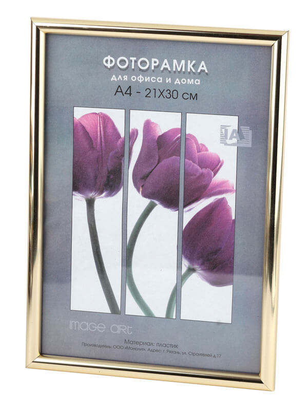  Фоторамка Светосила Радуга 21x30 Золото , со стеклом (25/750) Б0031001
