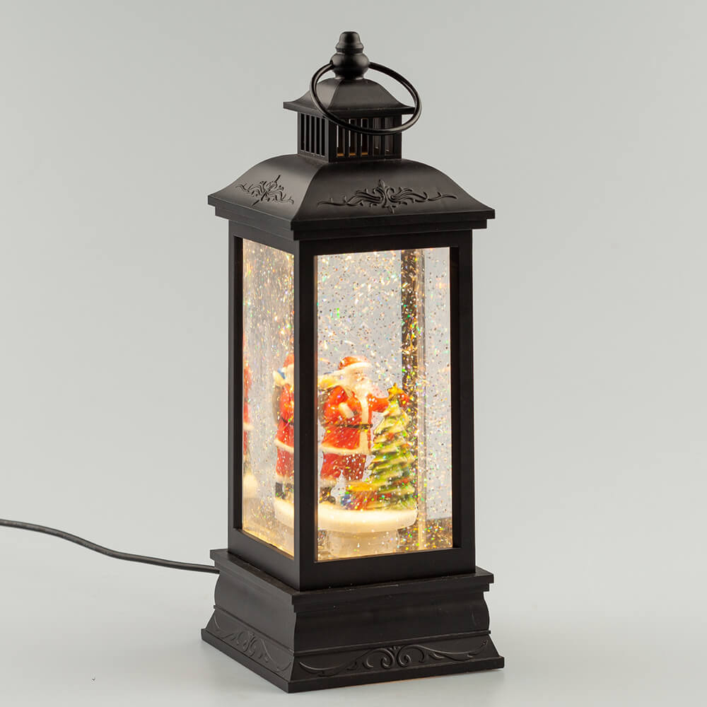 

Светодиодная новогодняя фигура ЭРА ENGDS-10 Дед Мороз 1 LED Б0051941, Черный, ENGDS-10