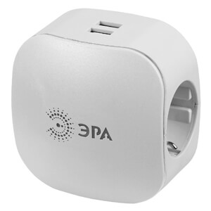 

Сетевой разветвитель ЭРА SP-3e-USB-2A Б0015243, Белый, SP-3e-USB-2A SP