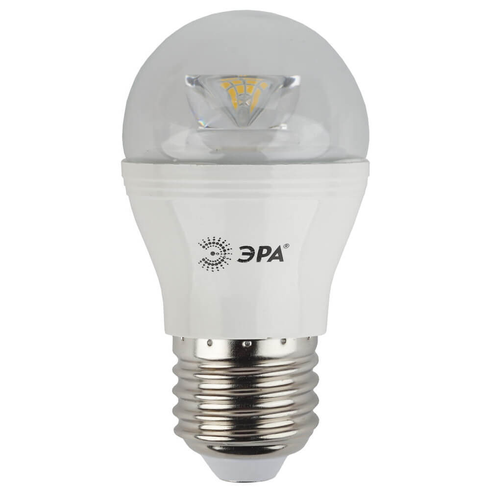

Лампа светодиодная ЭРА E27 7W 2700K прозрачная LED P45-7W-827-E27-Clear Б0017243, LED P45-7W-827-E27-Clear LED P45