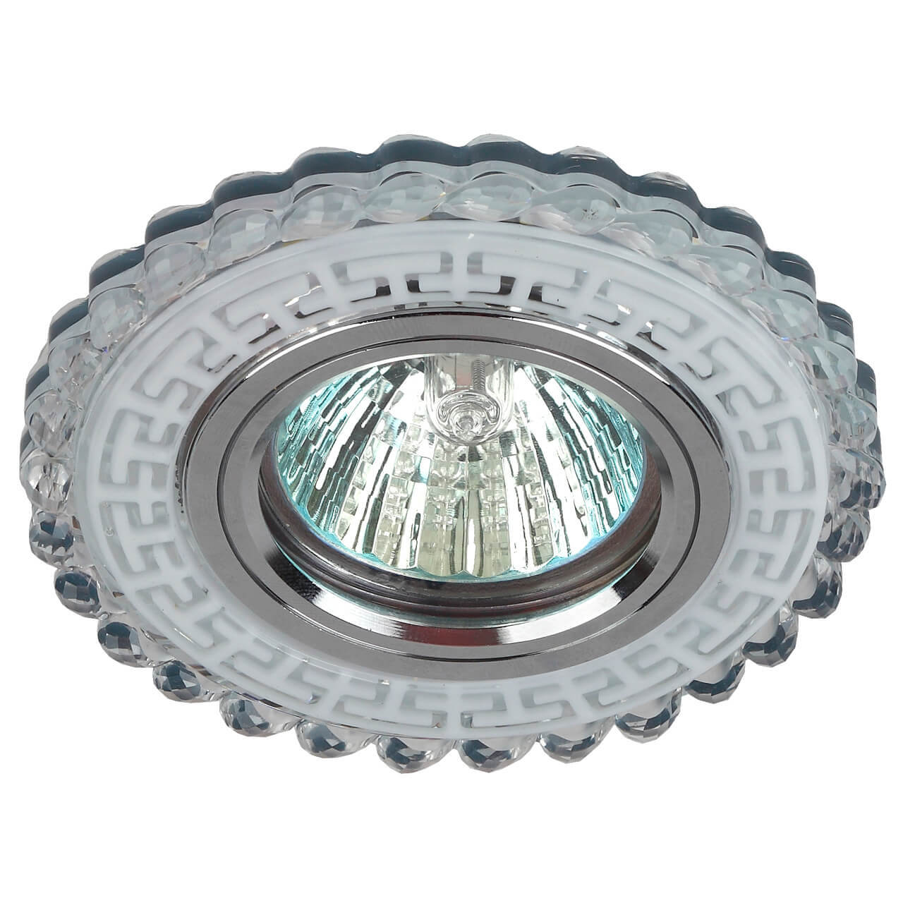 

Встраиваемый светильник ЭРА LED с подсветкой DK LD35 SL/WH Б0036503, Серебро, DK LD35 SL/WH LED ()